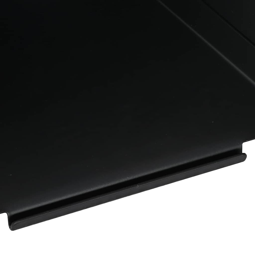 vidaXL Kogelvanger Zwart 17.5 x 17.5 x 17 cm Staal