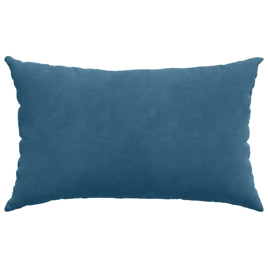 vidaXL Zitkussens 2 pcs Blauw 50 x 30 cm Corduroy stof