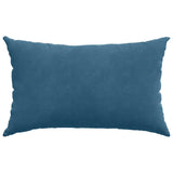 vidaXL Zitkussens 2 pcs Blauw 50 x 30 cm Corduroy stof