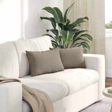 vidaXL Zitkussens 2 pcs Taupe 60 x 40 cm Stof