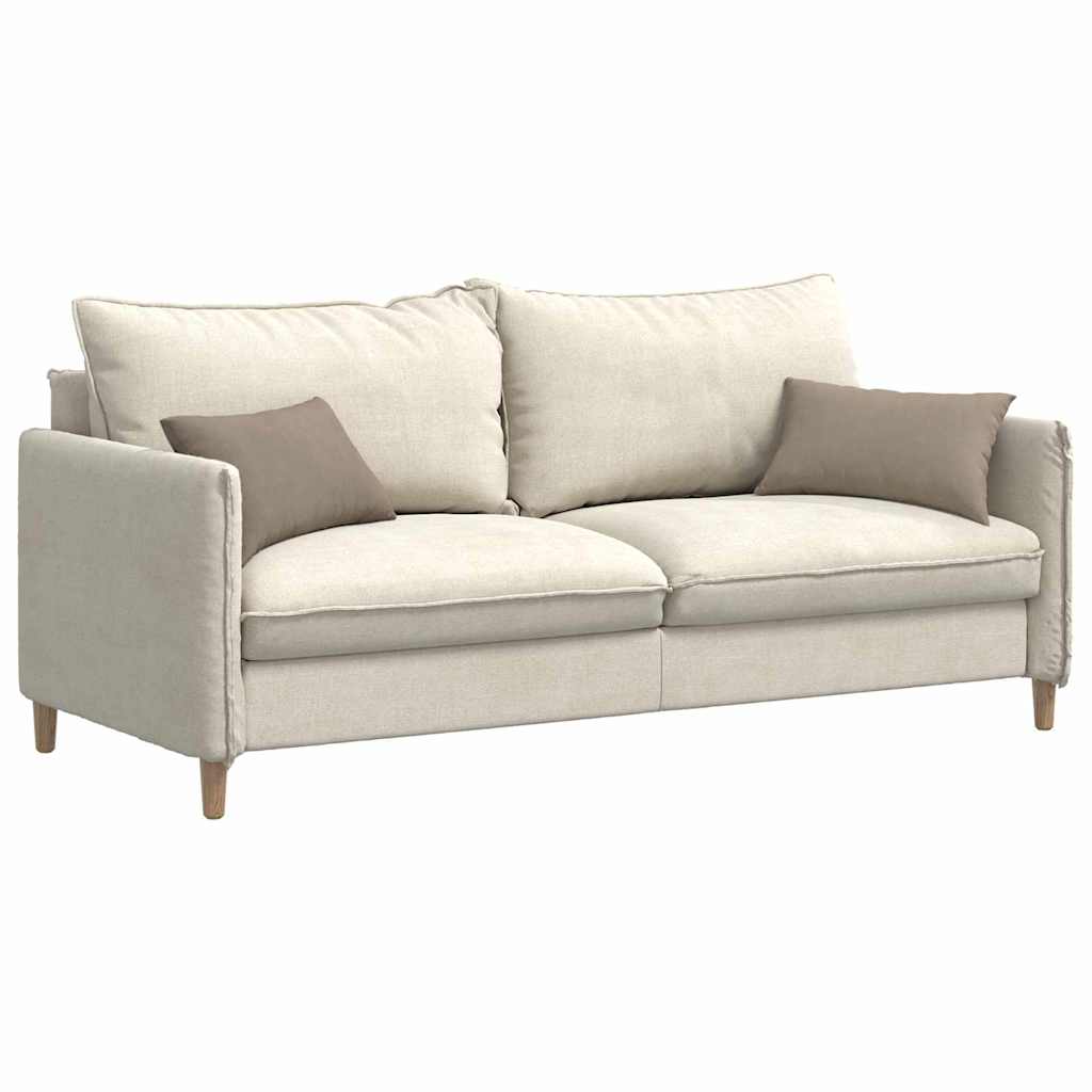 vidaXL Zitkussens 2 pcs Taupe 60 x 40 cm Stof