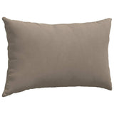 vidaXL Zitkussens 2 pcs Taupe 60 x 40 cm Stof