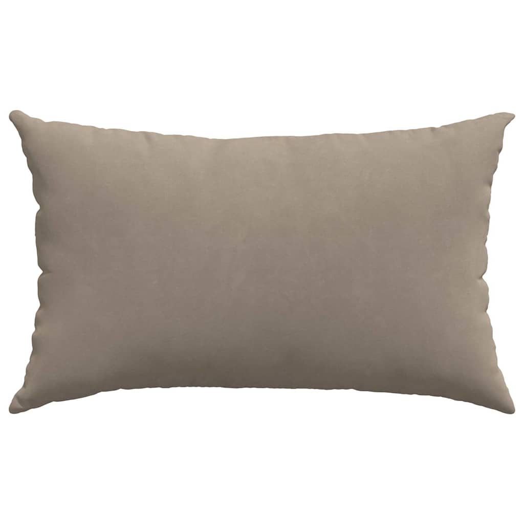 vidaXL Zitkussens 2 pcs Taupe 60 x 40 cm Stof
