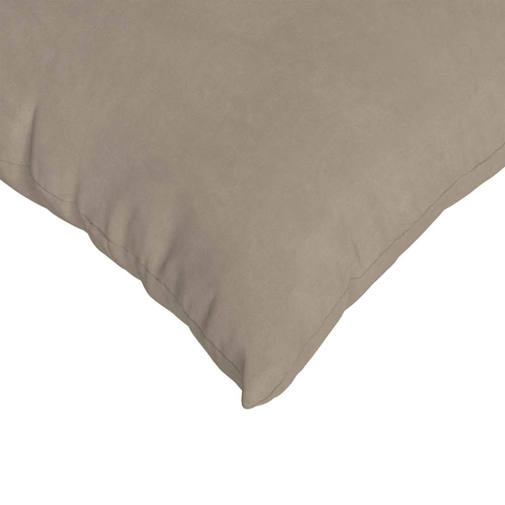 vidaXL Zitkussens 2 pcs Taupe 60 x 40 cm Stof