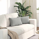 vidaXL Zitkussens 2 pcs Taupe 60 x 40 cm Stof