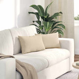 vidaXL Zitkussens 2 pcs Taupe 60 x 40 cm Stof