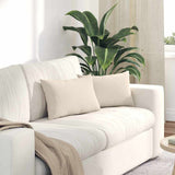 vidaXL Zitkussens 2 pcs Taupe 60 x 40 cm Stof