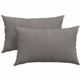 vidaXL Zitkussens 2 pcs Lichtgrijs 50 x 30 cm Corduroy stof