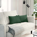 vidaXL Zitkussens 2 pcs Lichtgrijs 50 x 30 cm Corduroy stof