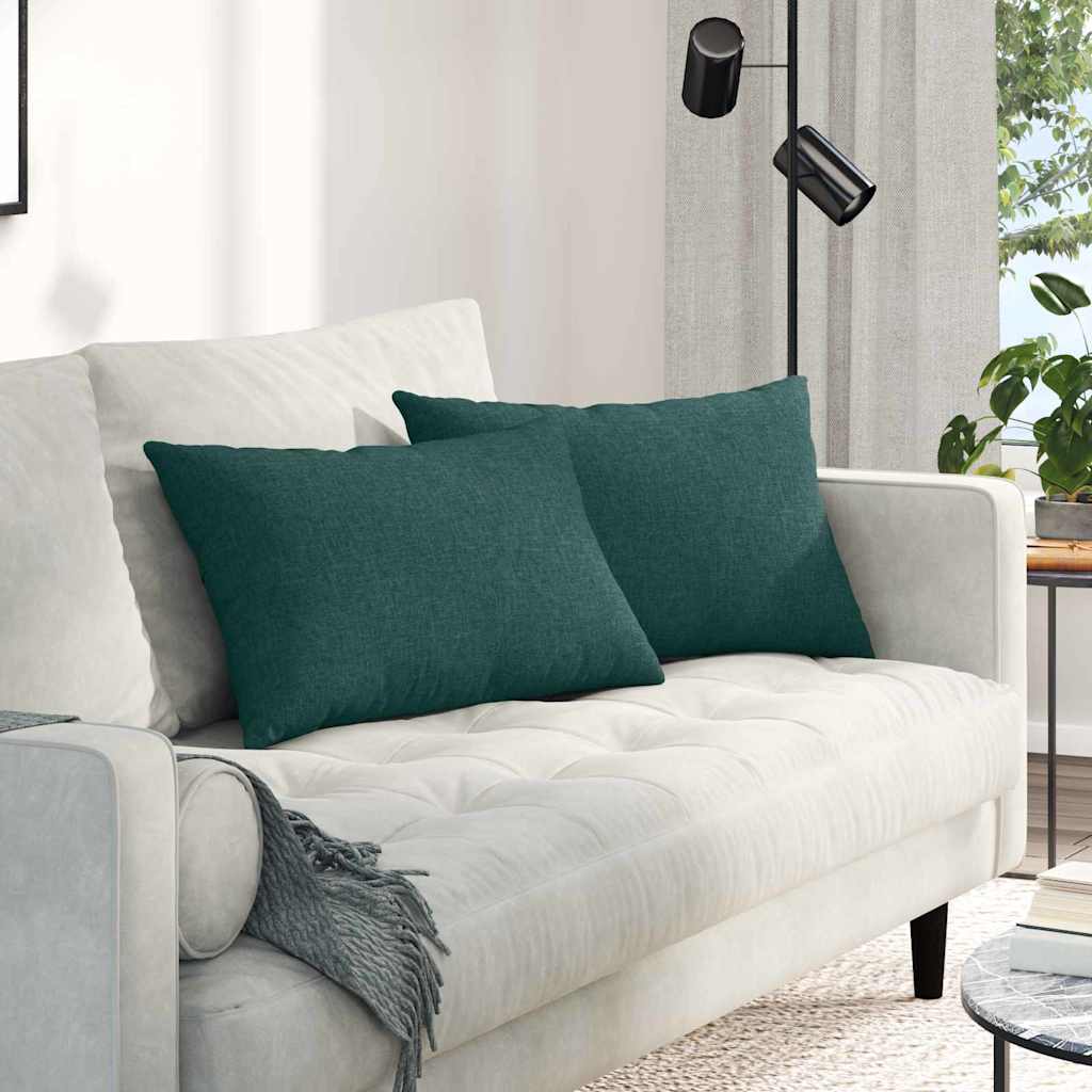 vidaXL Zitkussens 2 pcs Lichtgrijs 50 x 30 cm Stof