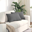 vidaXL Zitkussens 2 pcs Taupe 60 x 40 cm Stof
