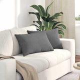 vidaXL Zitkussens 2 pcs Taupe 60 x 40 cm Stof
