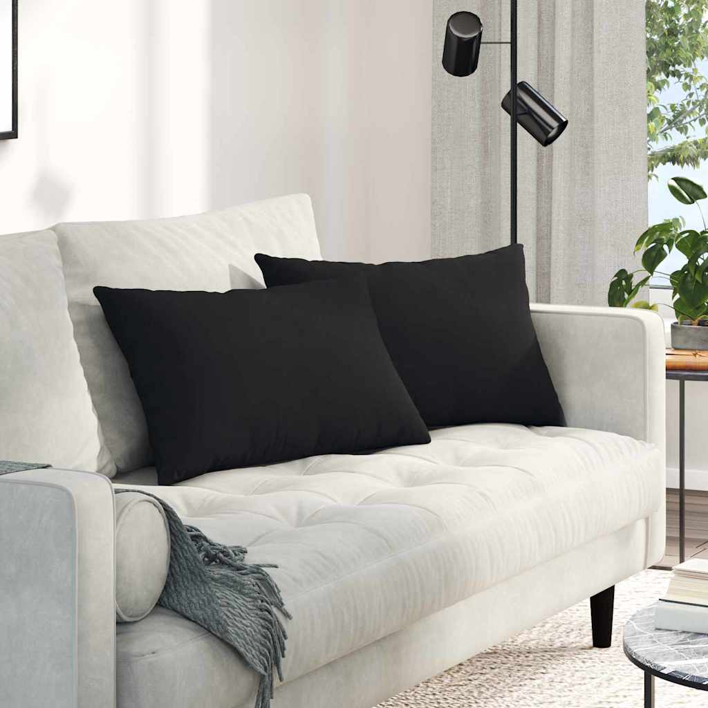 vidaXL Zitkussens 2 pcs Taupe 60 x 40 cm Stof