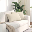 vidaXL Zitkussens 2 pcs Taupe 60 x 40 cm Stof
