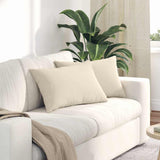 vidaXL Zitkussens 2 pcs Taupe 60 x 40 cm Stof