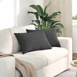 vidaXL Zitkussens 2 pcs Lichtgrijs 50 x 30 cm Corduroy stof