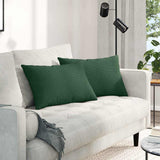 vidaXL Zitkussens 2 pcs Lichtgrijs 50 x 30 cm Corduroy stof
