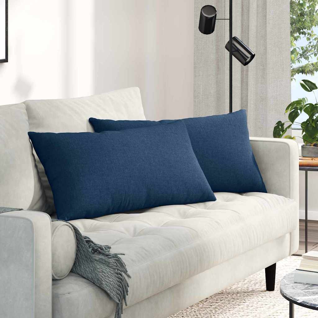 vidaXL Zitkussens 2 pcs Lichtgrijs 50 x 30 cm Stof