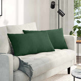 vidaXL Zitkussens 2 pcs Lichtgrijs 50 x 30 cm Corduroy stof