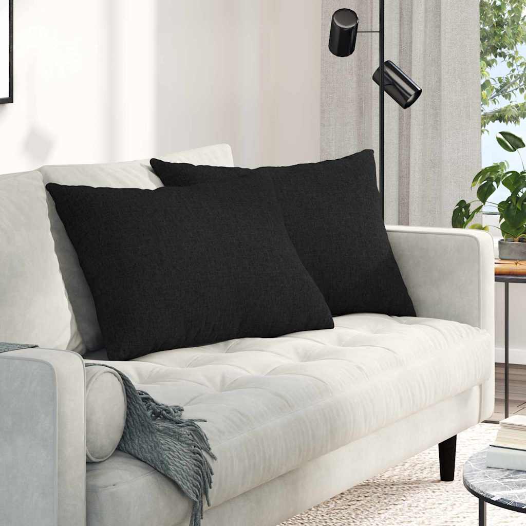 vidaXL Zitkussens 2 pcs Lichtgrijs 50 x 30 cm Stof
