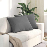 vidaXL Zitkussens 2 pcs Taupe 60 x 40 cm Stof