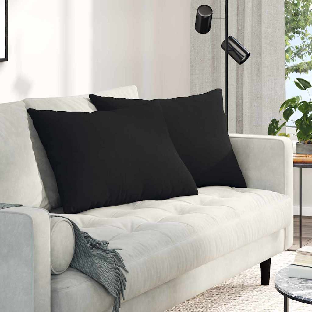 vidaXL Zitkussens 2 pcs Taupe 60 x 40 cm Stof