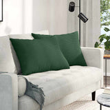 vidaXL Zitkussens 2 pcs Lichtgrijs 50 x 30 cm Corduroy stof