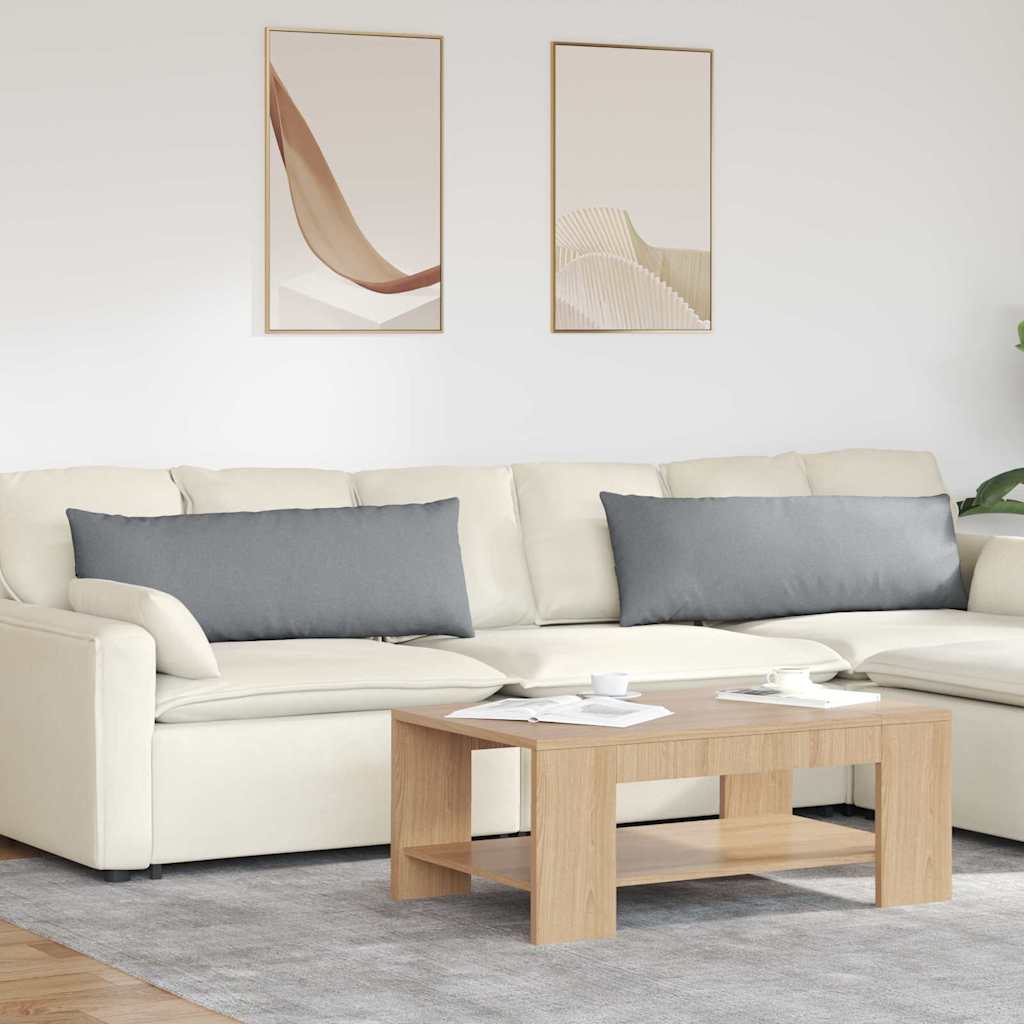 vidaXL Zitkussens 2 pcs Lichtgrijs 50 x 30 cm Stof