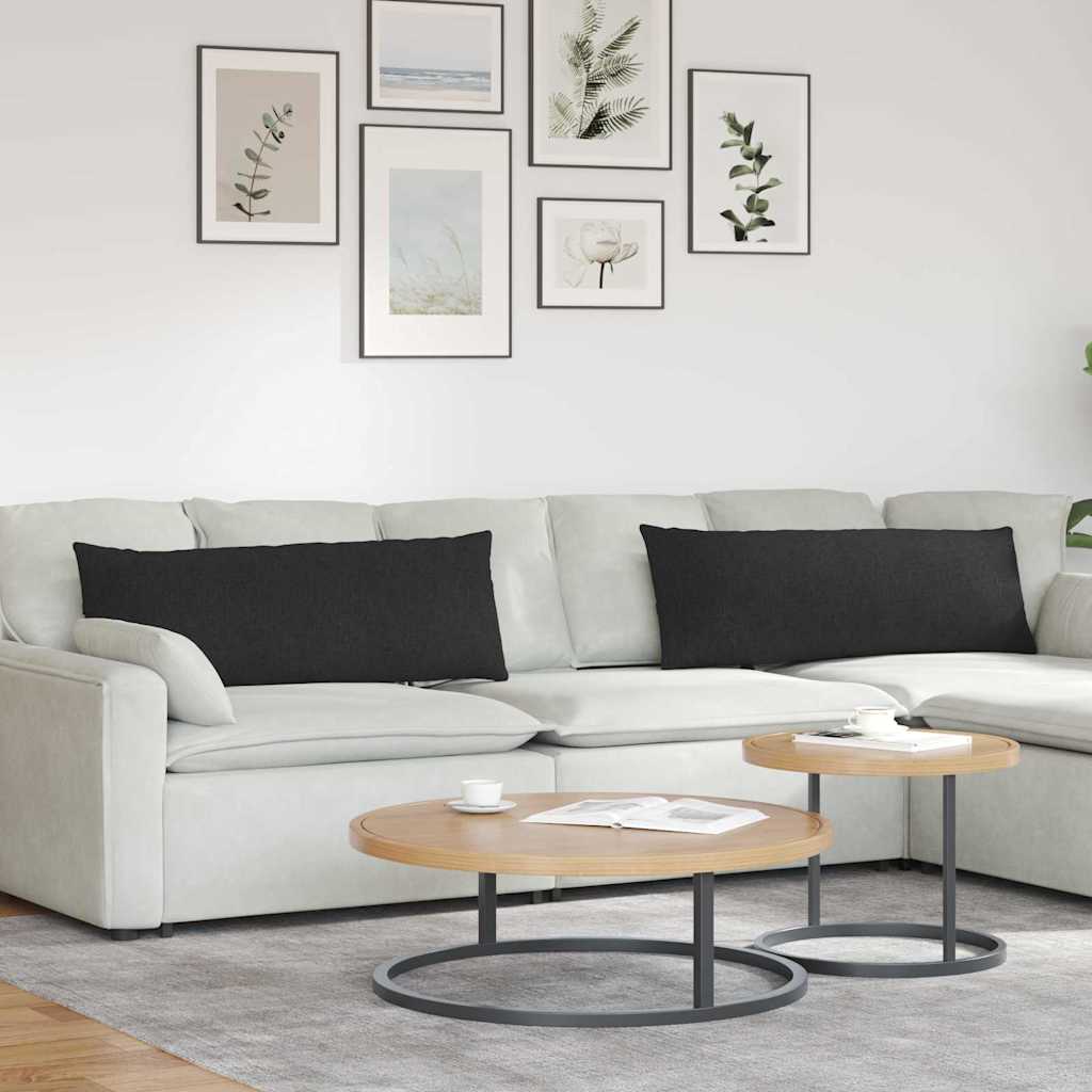 vidaXL Zitkussens 2 pcs Lichtgrijs 50 x 30 cm Stof