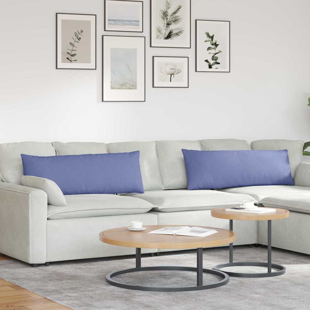 vidaXL Zitkussens 2 pcs Lichtgrijs 50 x 30 cm Stof