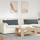 vidaXL Zitkussens 2 pcs Blauw 50 x 30 cm Corduroy stof