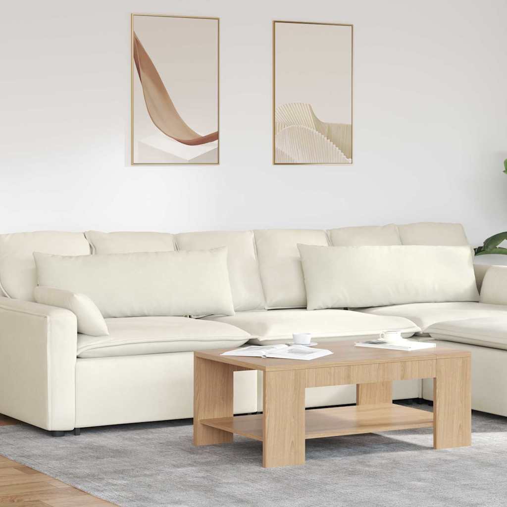 vidaXL Zitkussens 2 pcs Blauw 50 x 30 cm Corduroy stof