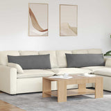 vidaXL Zitkussens 2 pcs Taupe 60 x 40 cm Stof