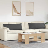 vidaXL Zitkussens 2 pcs Lichtgrijs 50 x 30 cm Corduroy stof