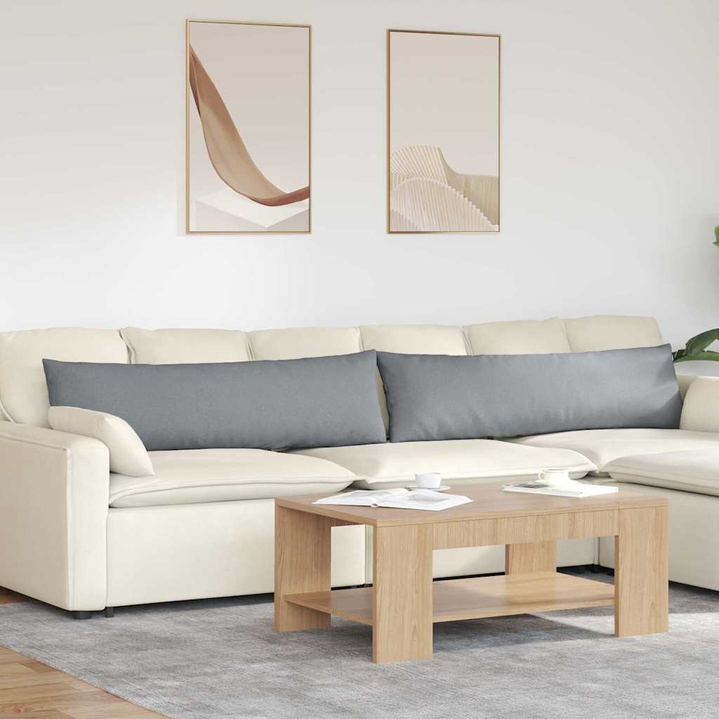 vidaXL Zitkussens 2 pcs Lichtgrijs 50 x 30 cm Stof