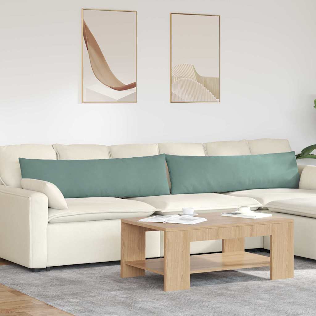 vidaXL Zitkussens 2 pcs Blauw 50 x 30 cm Corduroy stof