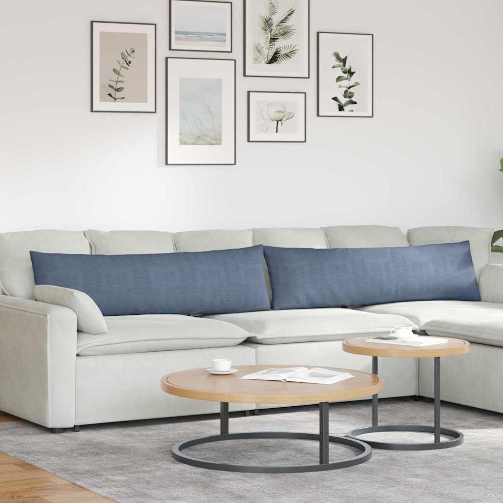 vidaXL Zitkussens 2 pcs Lichtgrijs 50 x 30 cm Corduroy stof