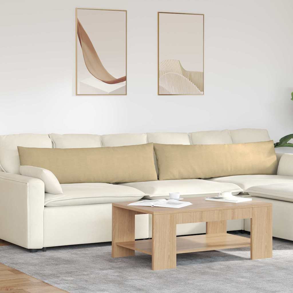 vidaXL Zitkussens 2 pcs Lichtgrijs 50 x 30 cm Corduroy stof