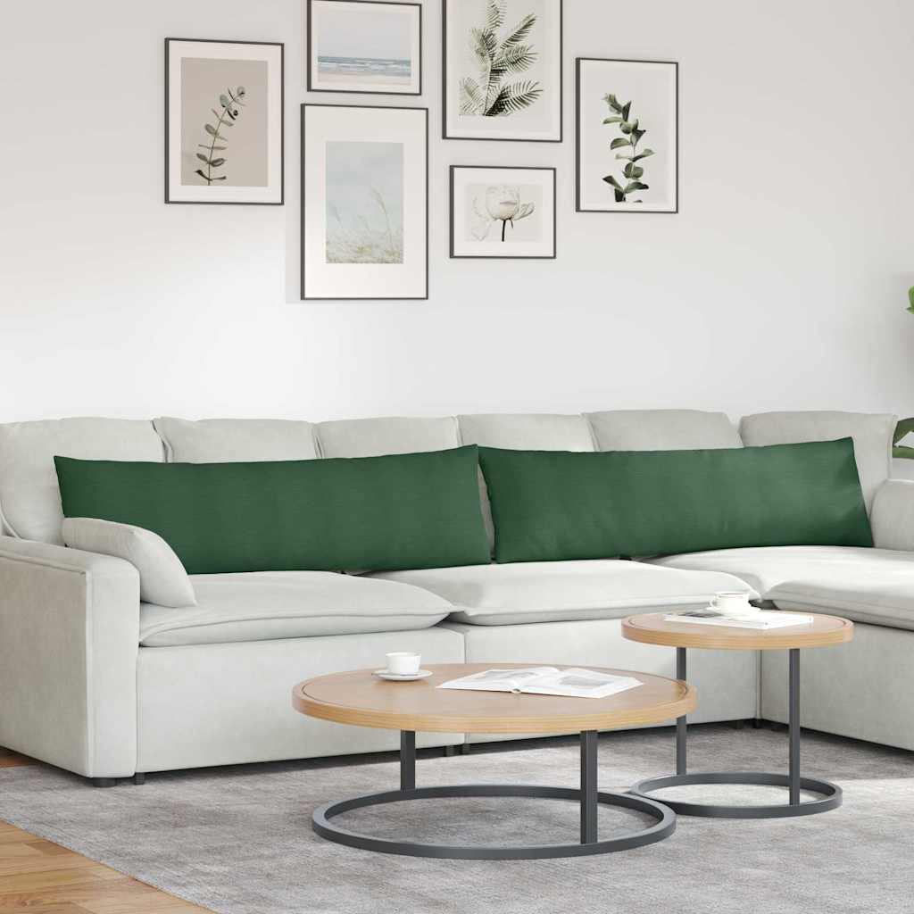 vidaXL Zitkussens 2 pcs Lichtgrijs 50 x 30 cm Corduroy stof