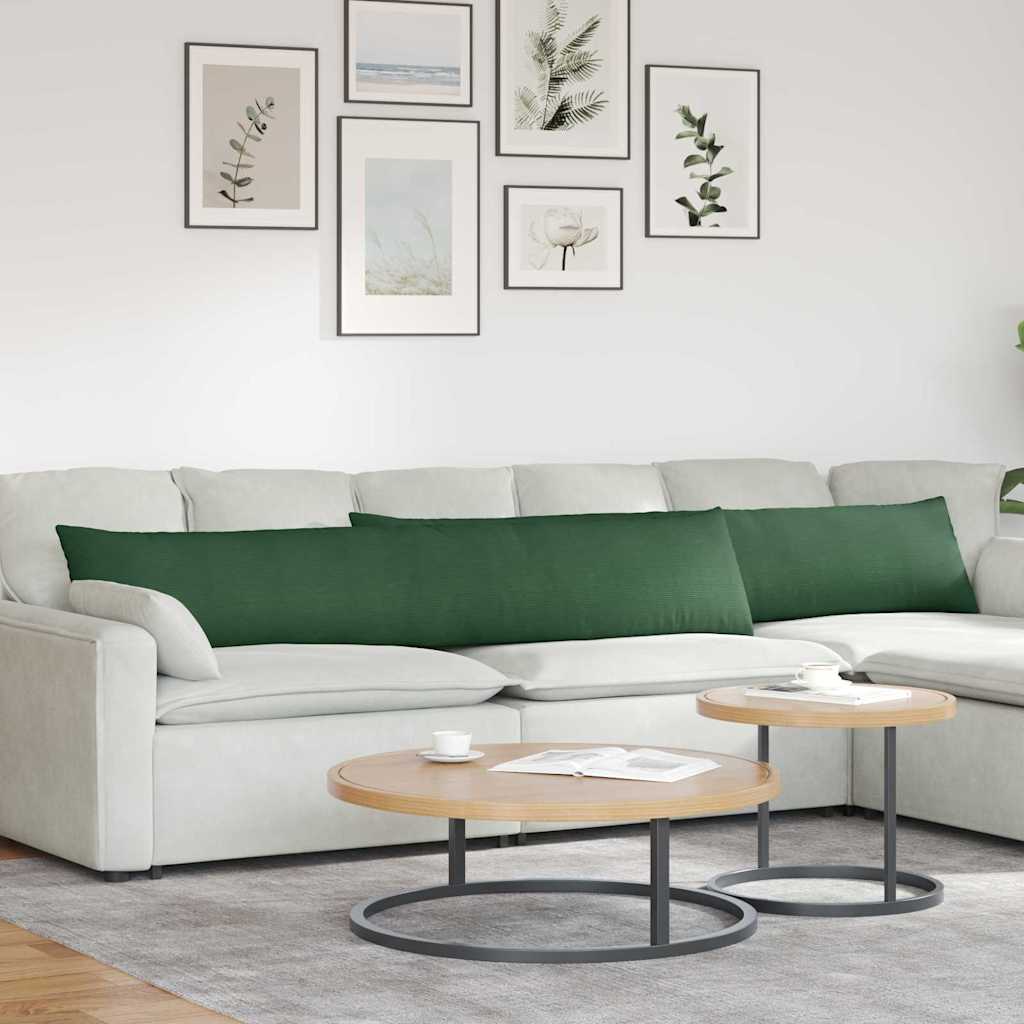 vidaXL Zitkussens 2 pcs Lichtgrijs 50 x 30 cm Corduroy stof