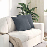 vidaXL Zitkussens 2 pcs Blauw 50 x 30 cm Corduroy stof