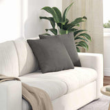 vidaXL Zitkussens 2 pcs Lichtgrijs 50 x 30 cm Corduroy stof