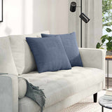 vidaXL Zitkussens 2 pcs Lichtgrijs 50 x 30 cm Corduroy stof