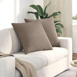 vidaXL Zitkussens 2 pcs Taupe 60 x 40 cm Stof