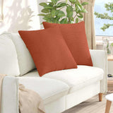 vidaXL Zitkussens 2 pcs Lichtgrijs 50 x 30 cm Corduroy stof