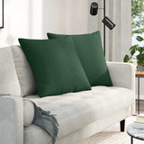 vidaXL Zitkussens 2 pcs Lichtgrijs 50 x 30 cm Corduroy stof