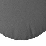 vidaXL Zitkussens 2 st Stof Lichtgrijs Ø30 x 13 cm