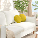 vidaXL Zitkussens 2 pcs Blauw Ø 40 x 13 cm Fluweel