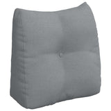vidaXL Back Cushion Light Grey 45 x 24 x 50 cm Fabric