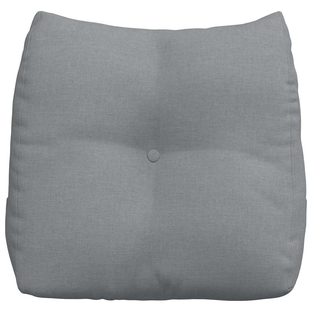 vidaXL Back Cushion Light Grey 45 x 24 x 50 cm Fabric